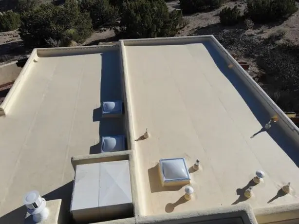 top of a flat roof nm