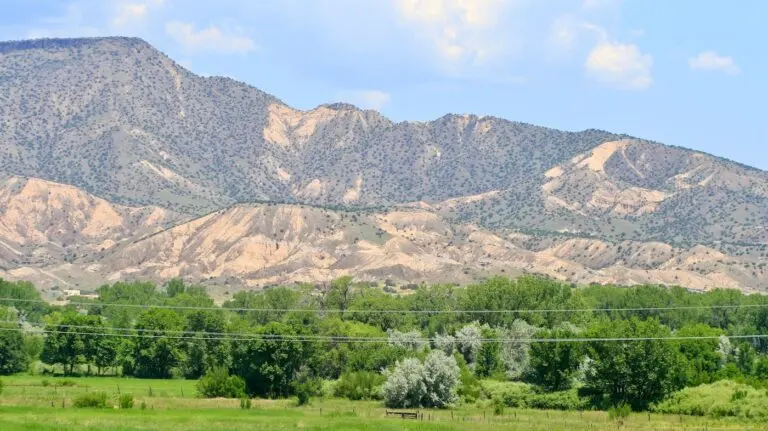 Unique Mountains in Abiquiu, New Mexico