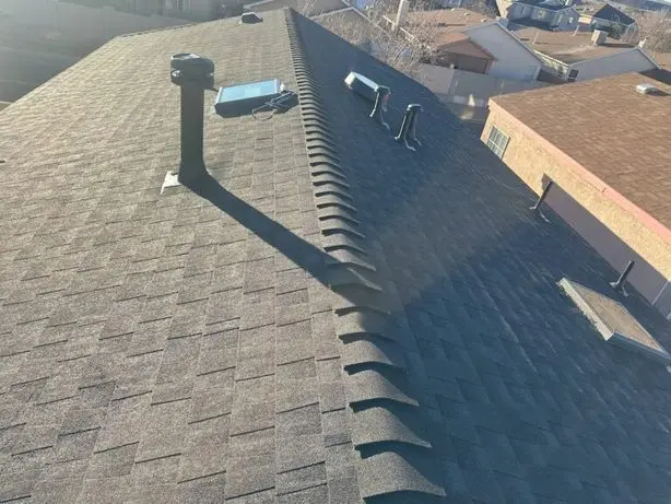 top of a shingle roof nm
