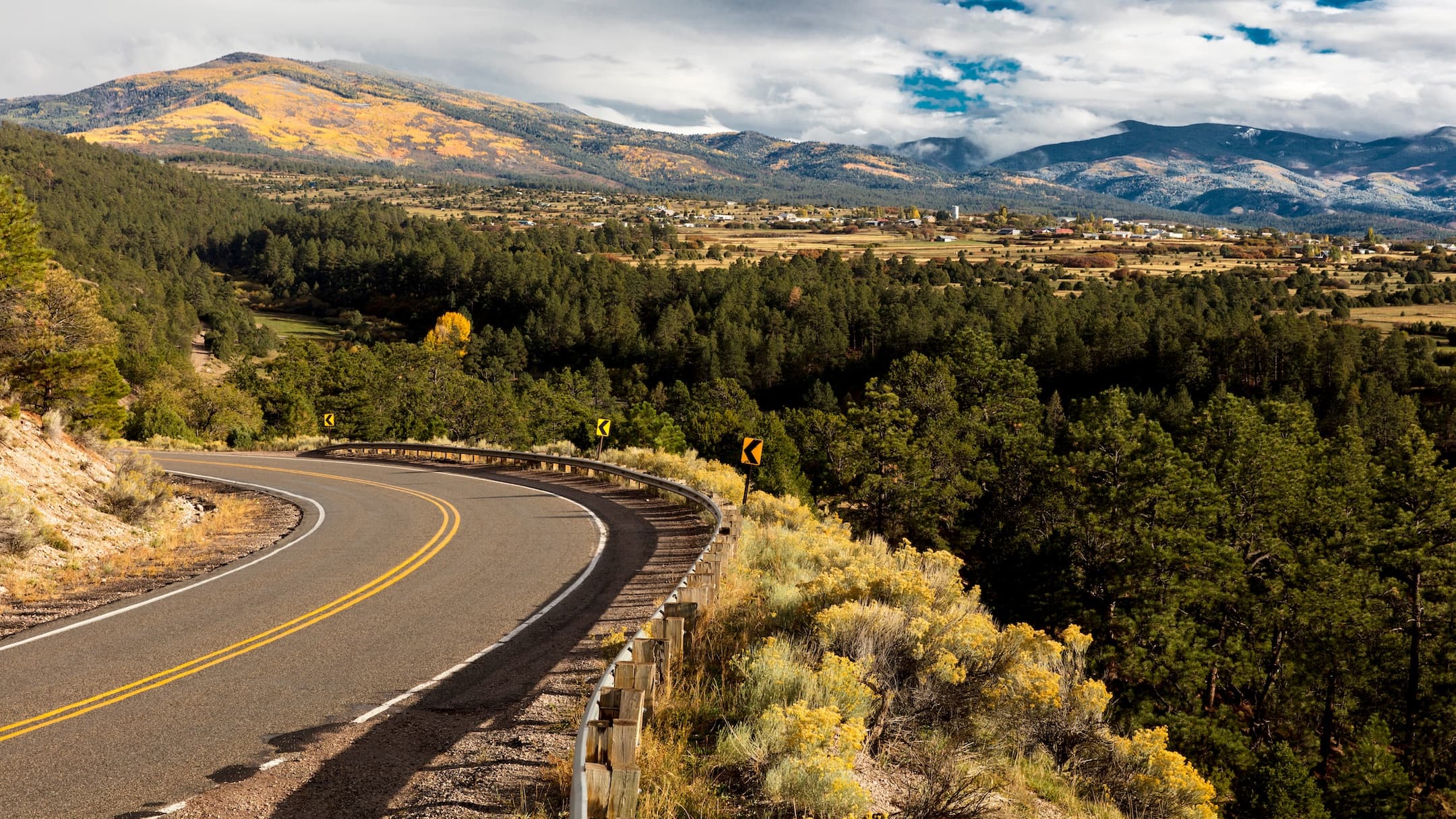 turn in road in new mexico