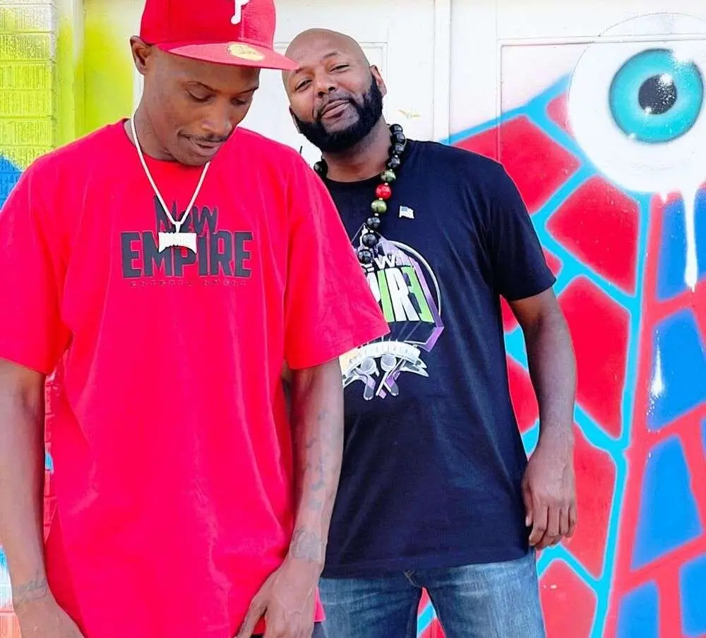 A photo of Boygenius & Lvdaboss. They wins the award for Best Hip-hop Song 2022 on Glacer FM