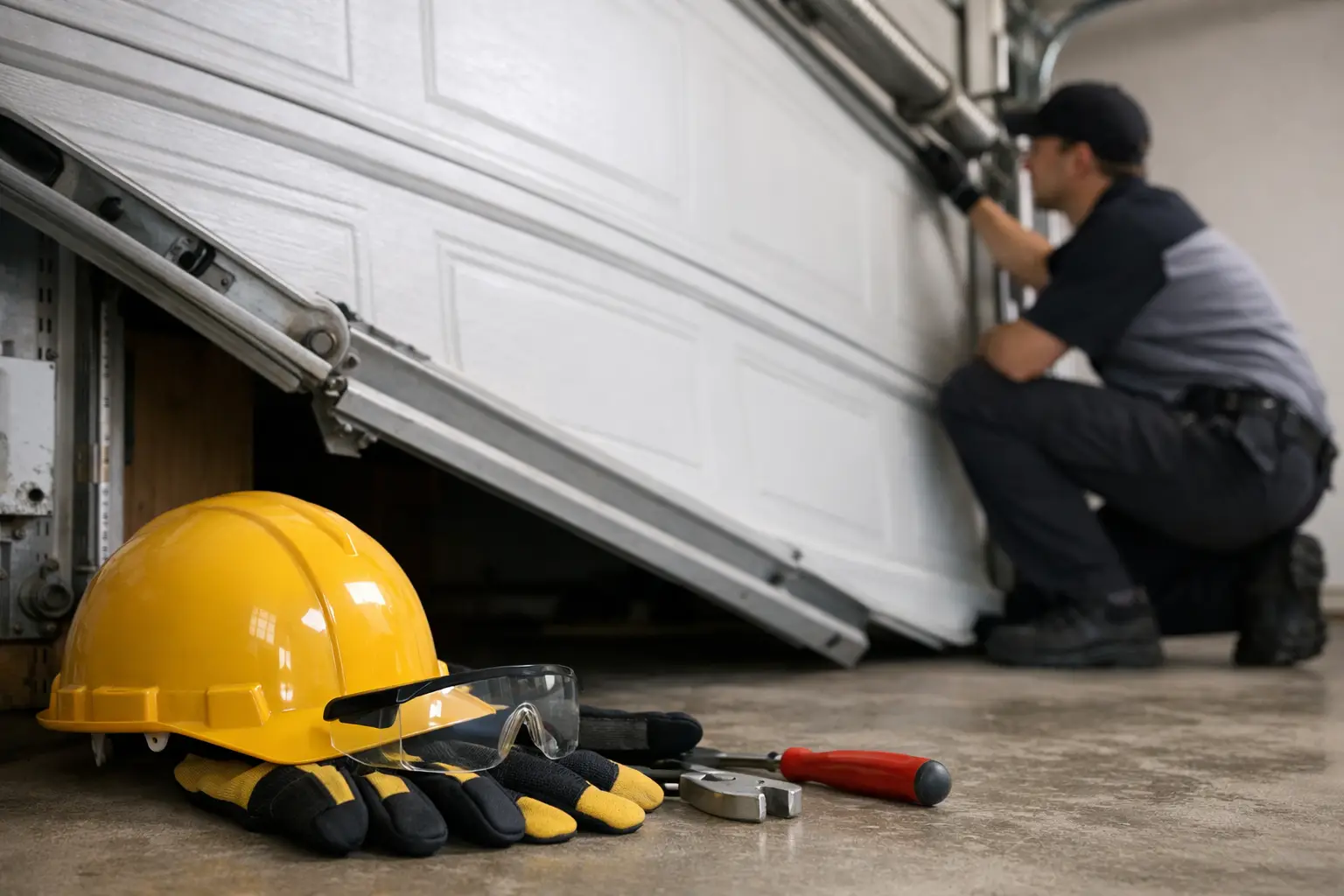 Garage Door Off Track Repair Starts With Safety