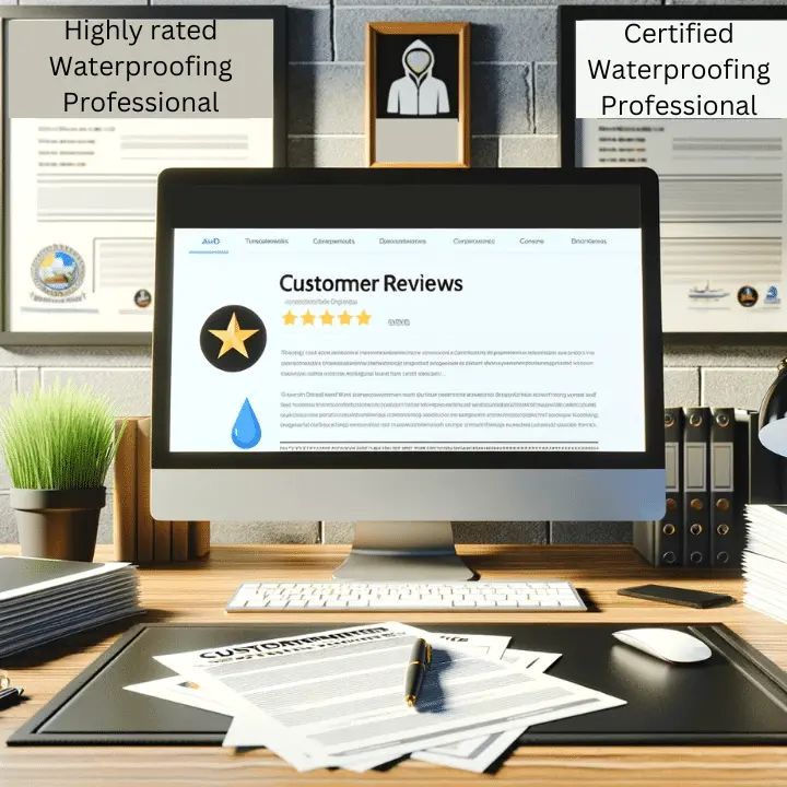 The Role of Customer Reviews in SEO for Waterproofing Professionals