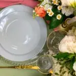 Handheld Catering Wedding Table Setting