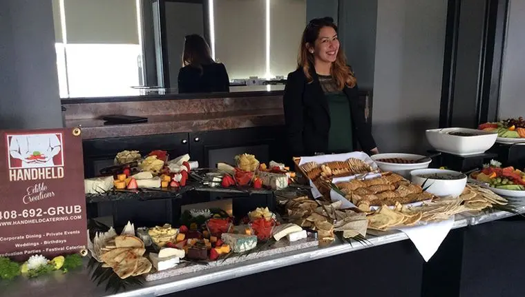 Food Station at Corporate Event Catering