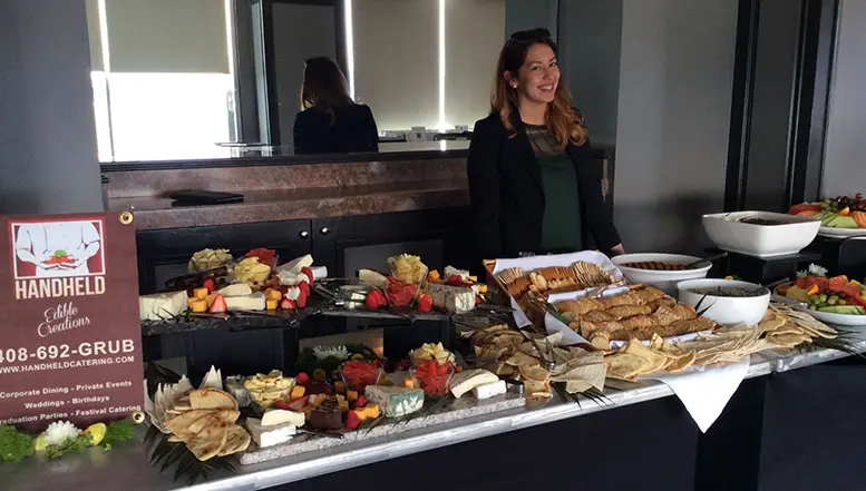 Food Station at Corporate Event Catering
