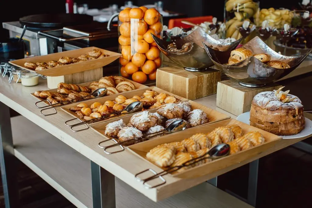 Brunch Wedding Catering Display