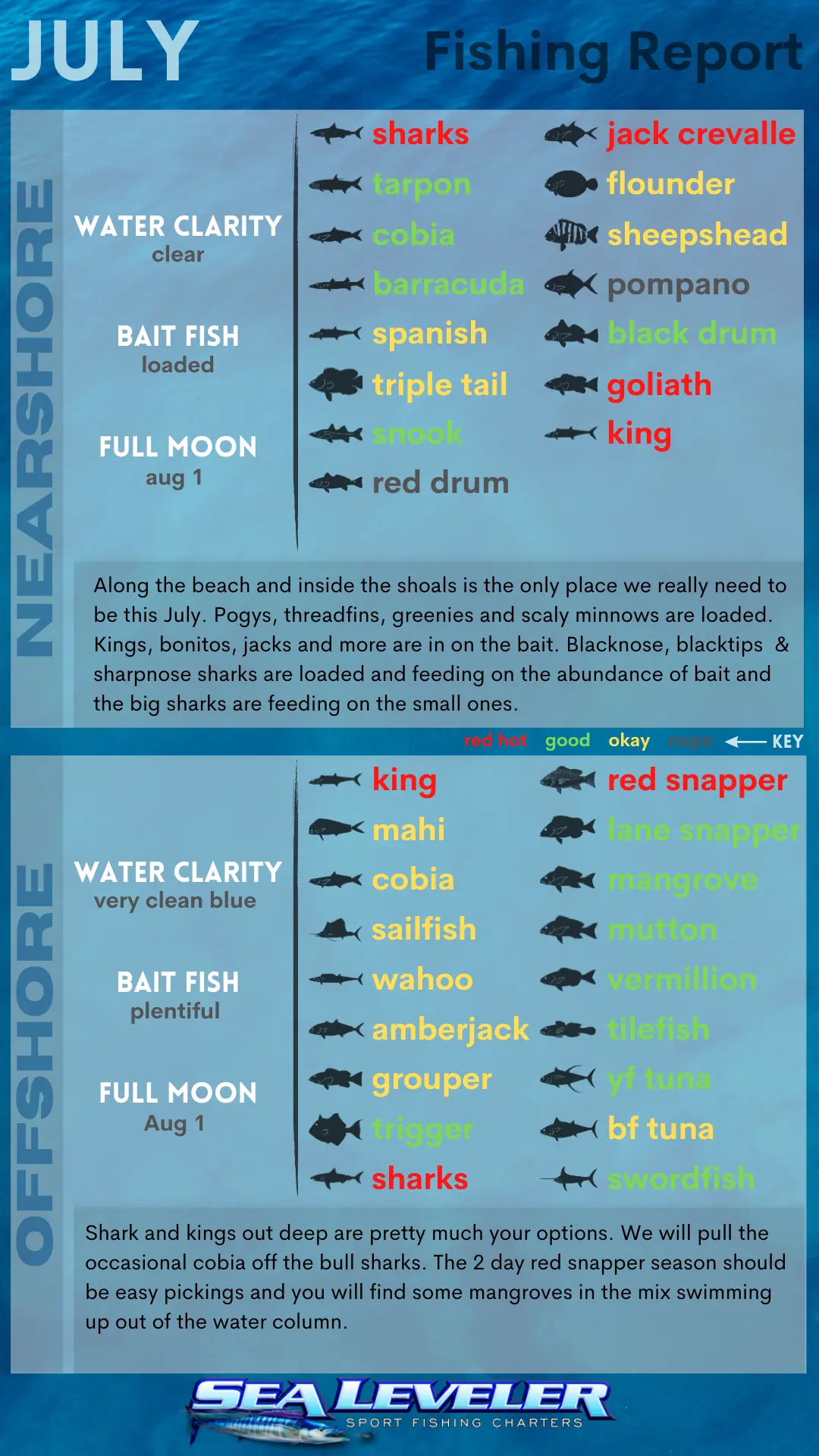 Port Canaveral Fishing Report July 2023 July 2023 Fishing Report