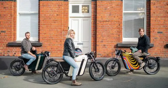 Founders Kendall Bristow, Saskia Thornton and Luke Sinclair pose with Streetdogs