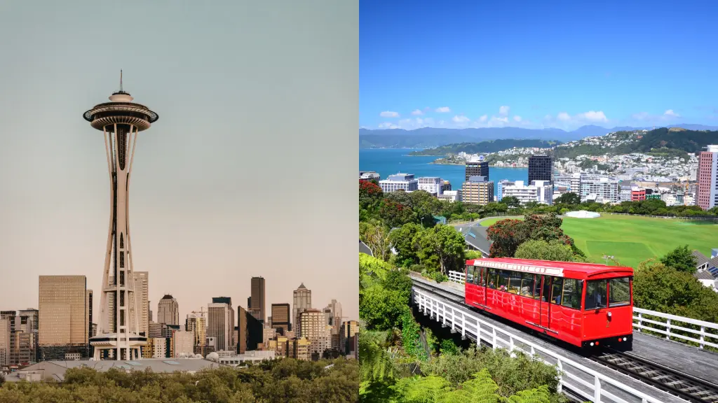 Seattle and Wellington are the two headquarters of COUNT