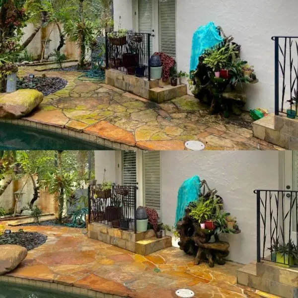 Paver Sealing project in Lake County FL