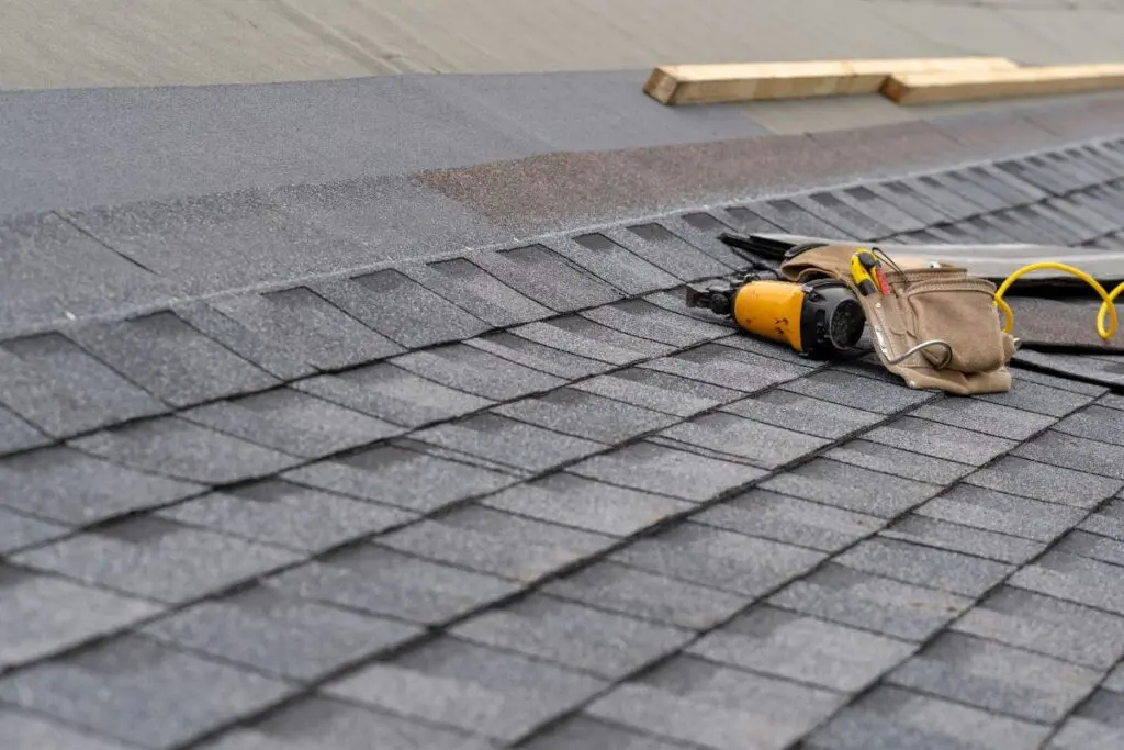 tool belt on top of roof