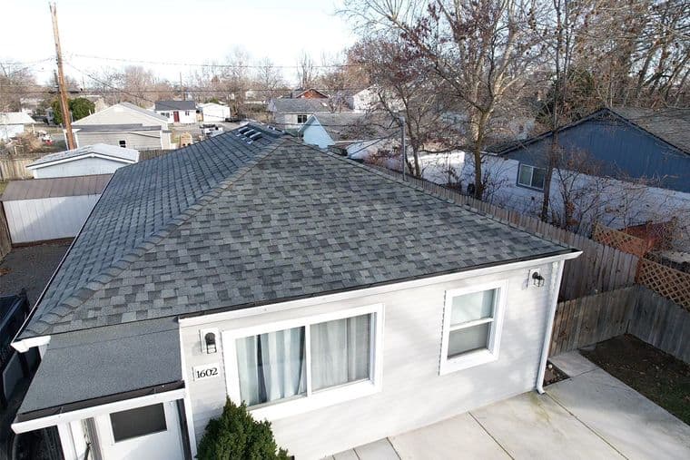 New CertainTeed Landmark Granite Gray roof on Marshall Avenue in Richland