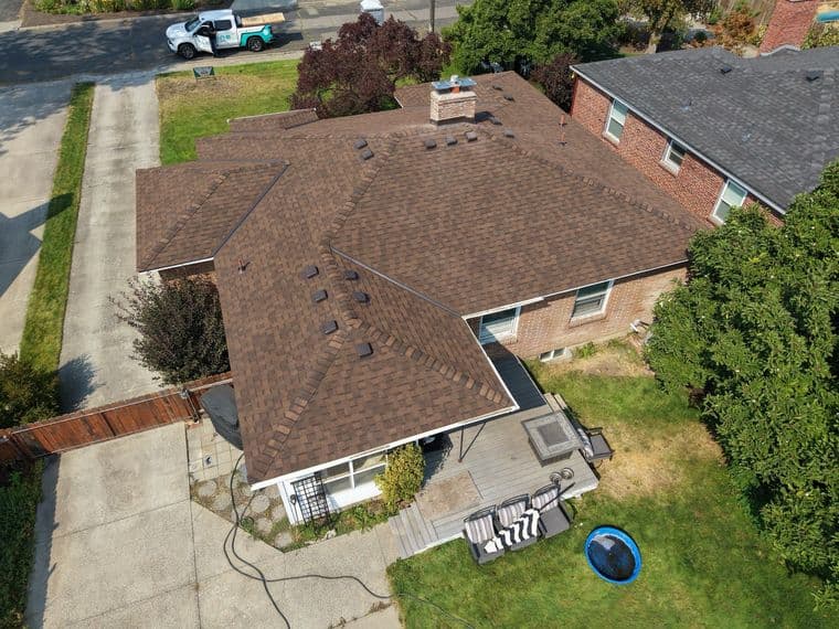 New CertainTeed Landmark roof installed by Alpine Roofing on W 36th Ave, Spokane