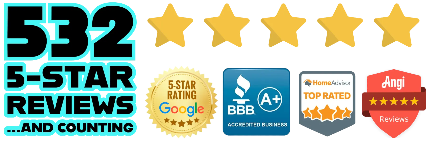 Alpine Roofing customer reviews on Google, BBB, HomeAdvisor and Angi
