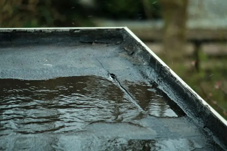 how much does it cost to fix a roof leak bitumen flat roof water small dam