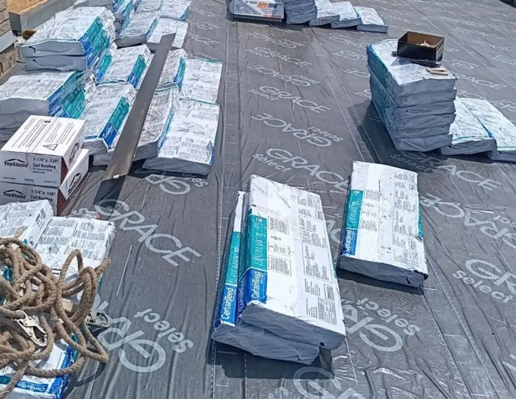 Roof installation material