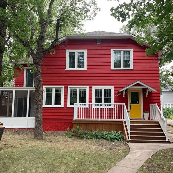 After Image of Exterior Painting Services in Winnipeg.