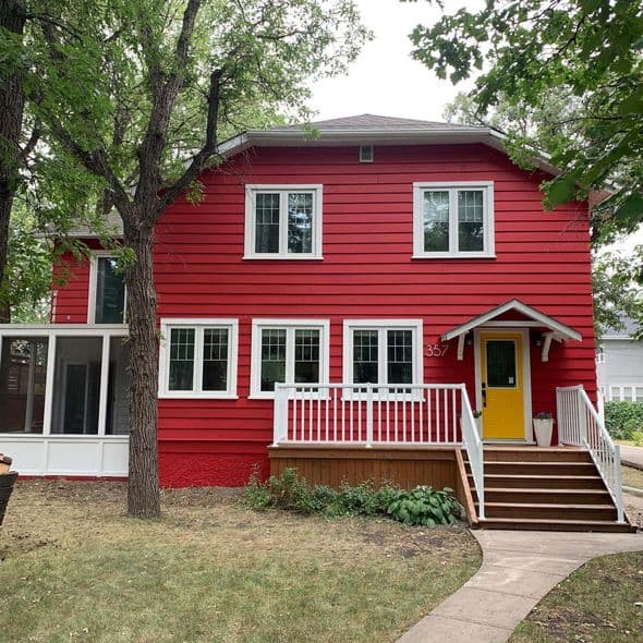 After Image of Exterior Painting Services in Winnipeg.