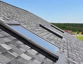 skylights on a roof