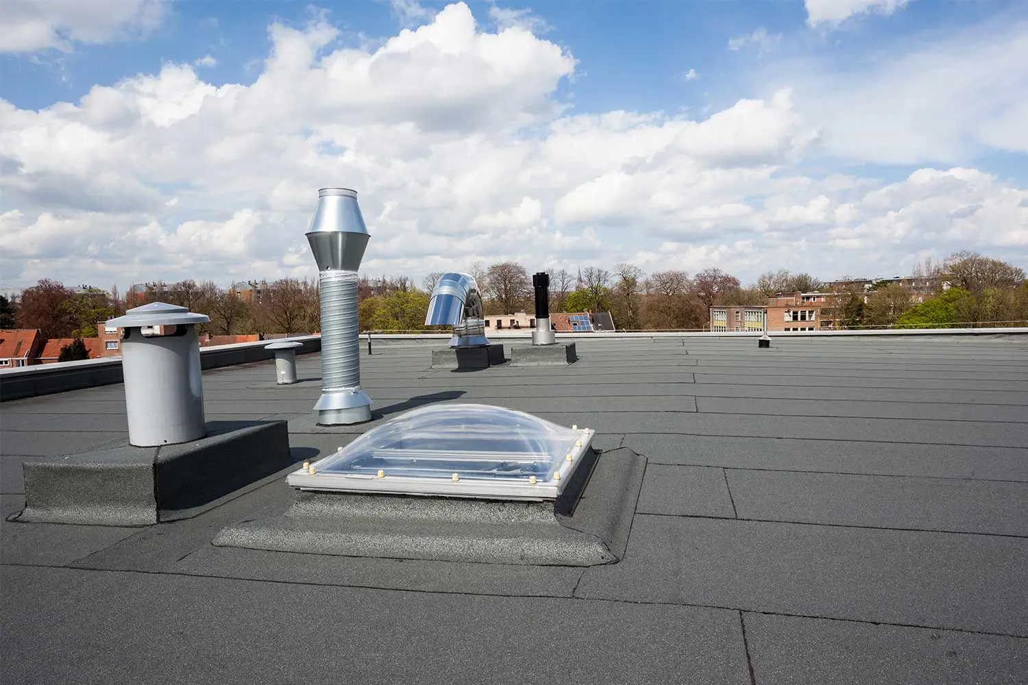 commercial building rooftop