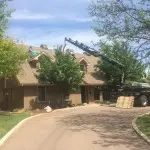 ongoing roofing project