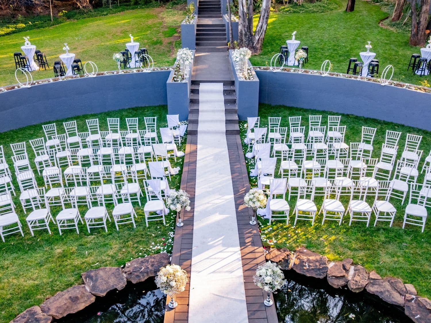 The garden wedding venue