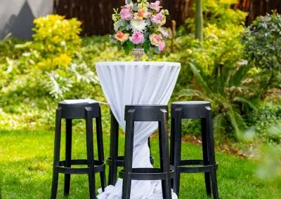 the garden venue reception area