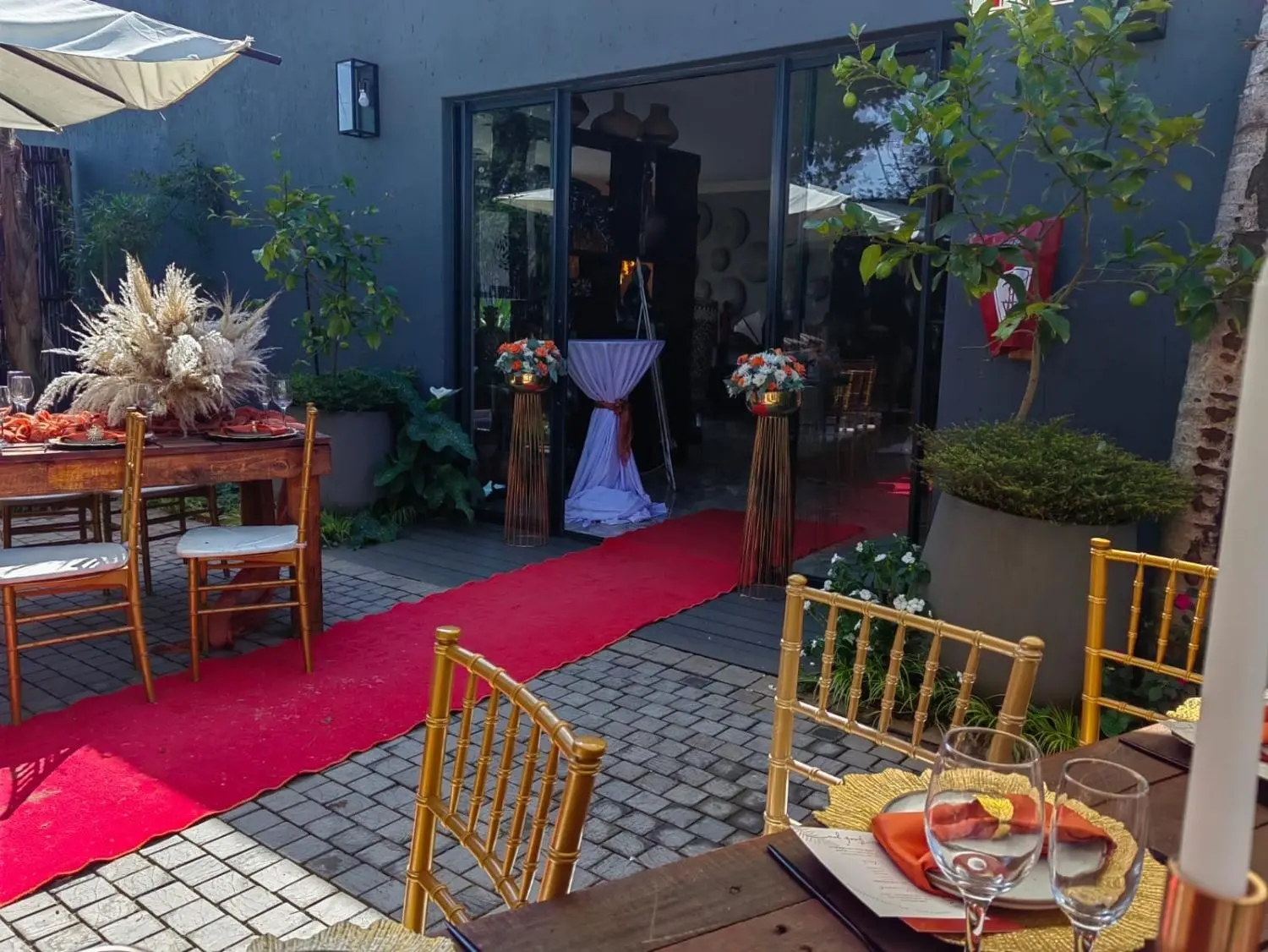 Garden Courtyard Party Venue Johannesburg