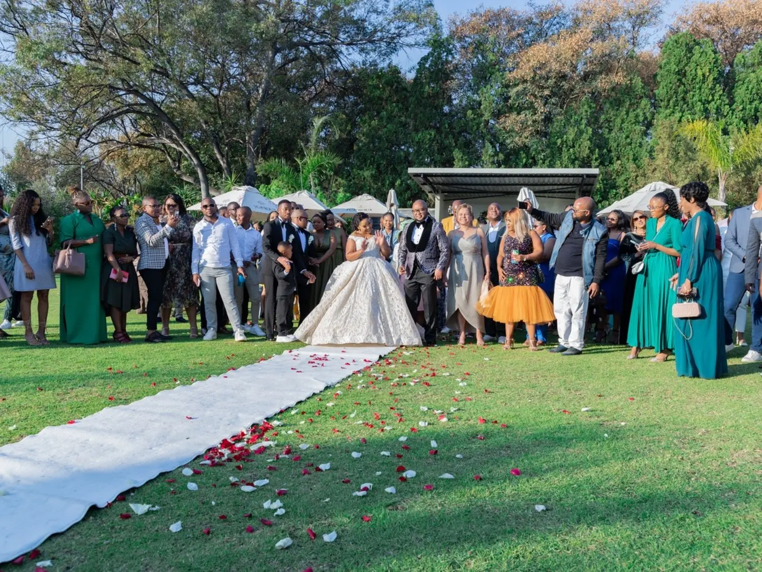 The garden wedding venue
