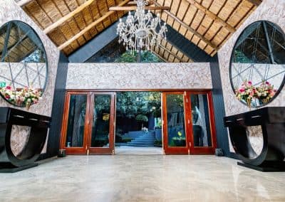 the garden venue reception area