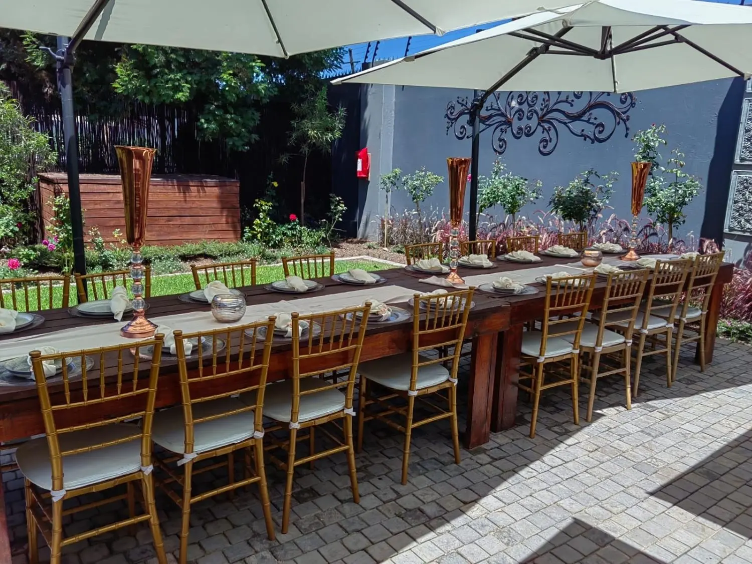 Garden Courtyard Party Venue Johannesburg