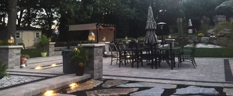 masonry features outdoor lighting rye ny