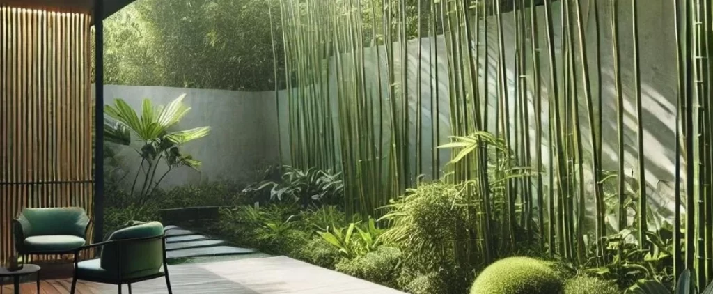 Bamboo landscaping ideas for natural backyard privacy