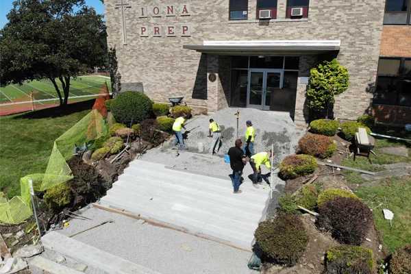 commercial landscaping design installation in westchester ny