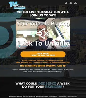 1 Million Followers Funnel by Business Nitrogen