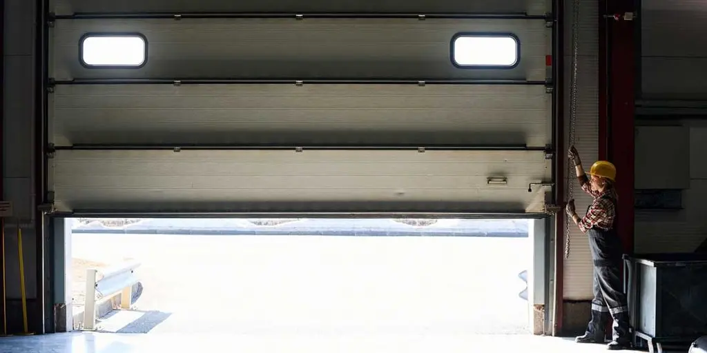 garage door opens a little then stops