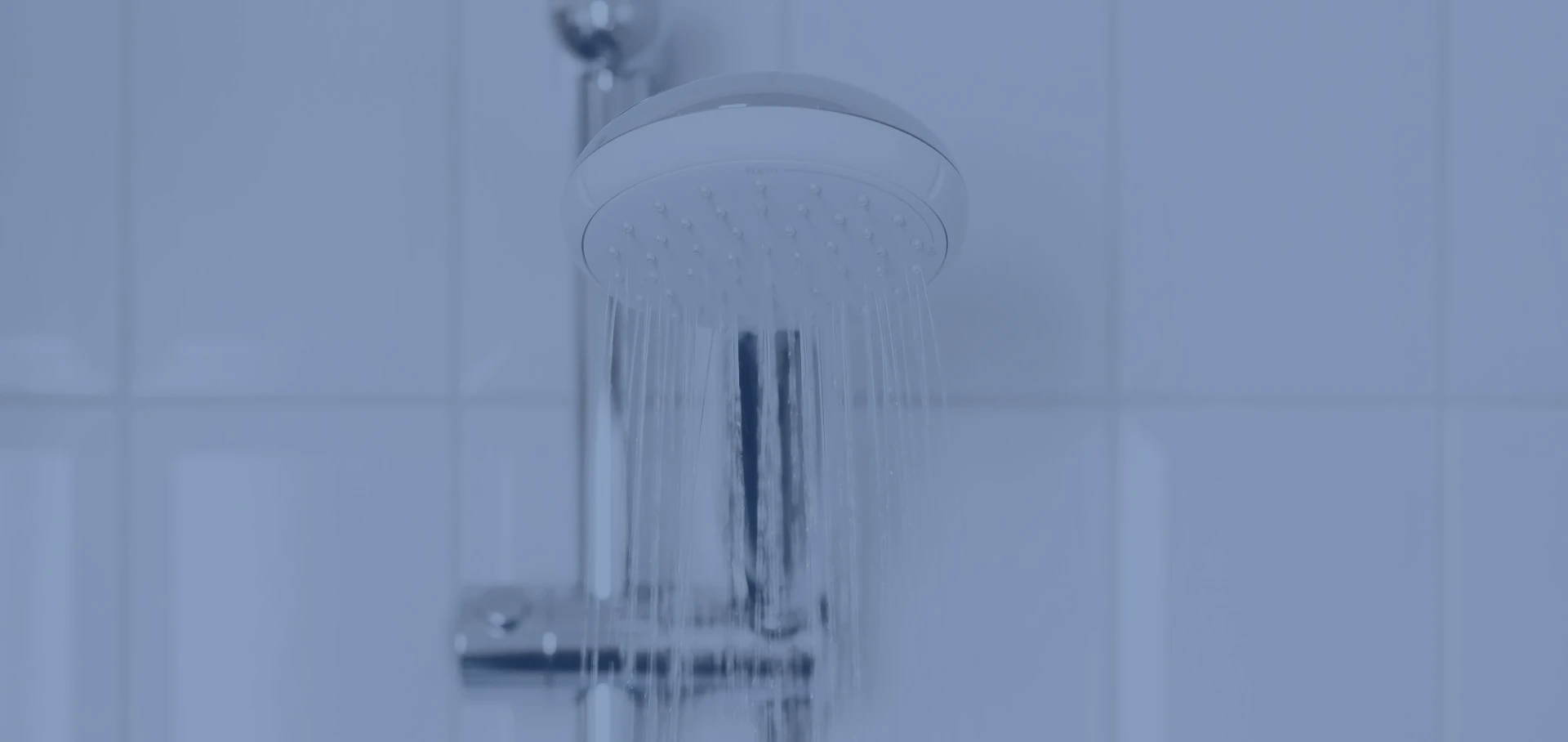 running showerhead