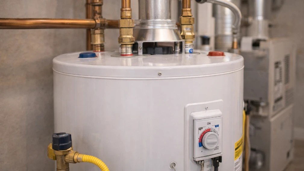 new water heater with control panel