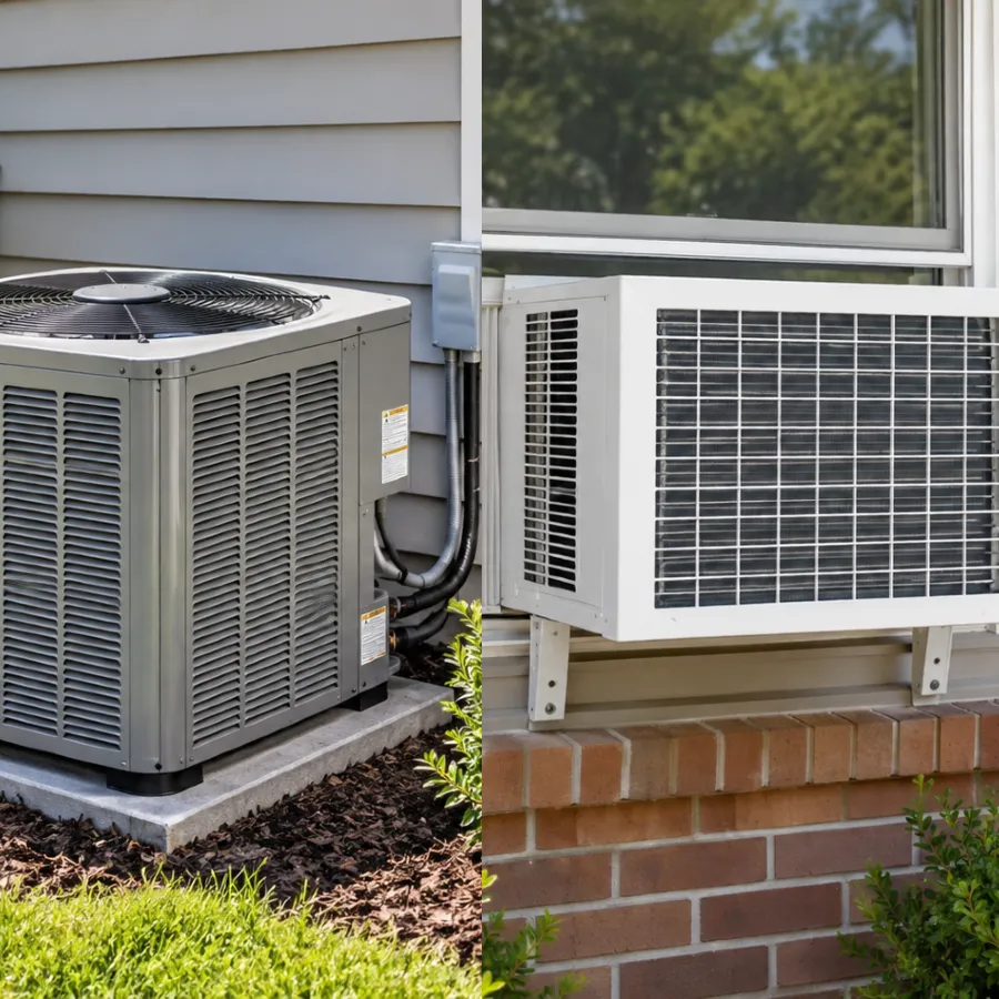Featured image for “What to Do Immediately Central Air vs Window Units: Cost and Efficiency Comparison”