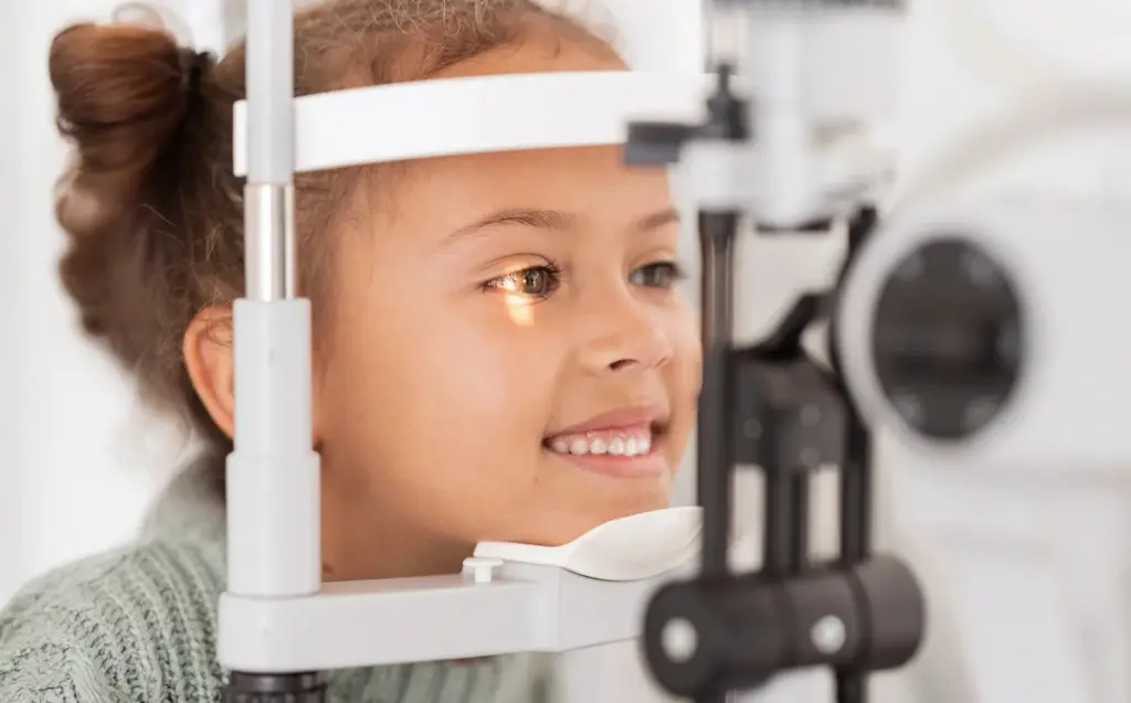 Pediatric eye exam