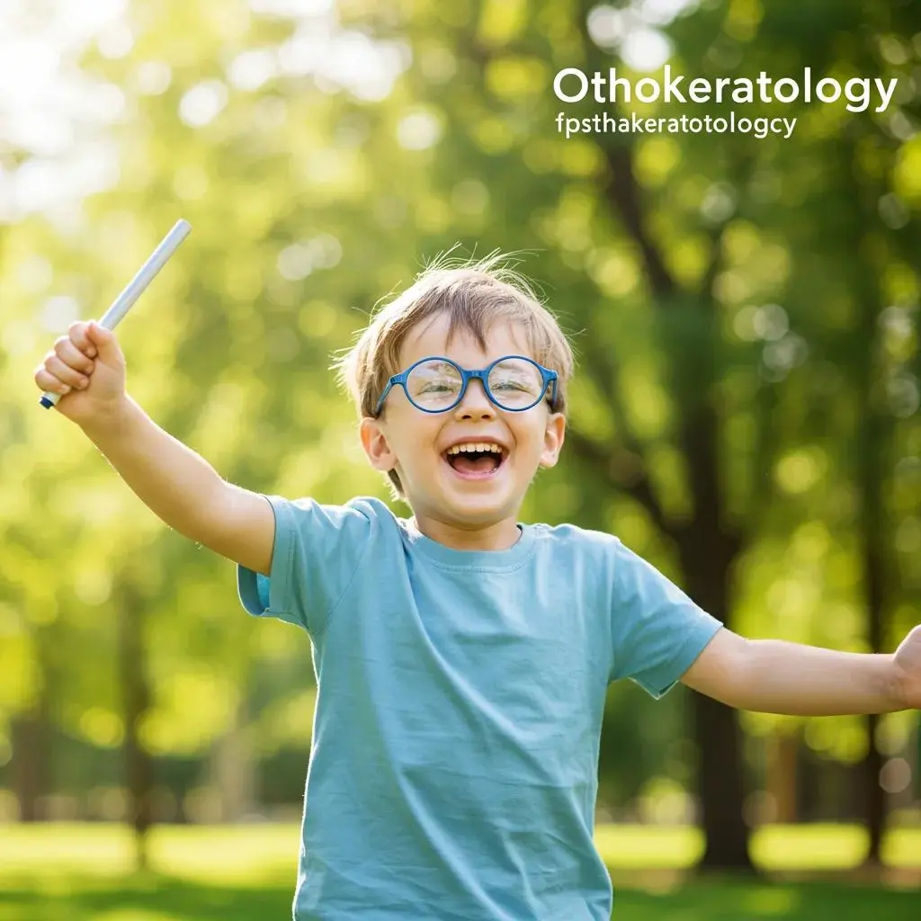 Child enjoying outdoor activities, representing the benefits of orthokeratology for vision correction