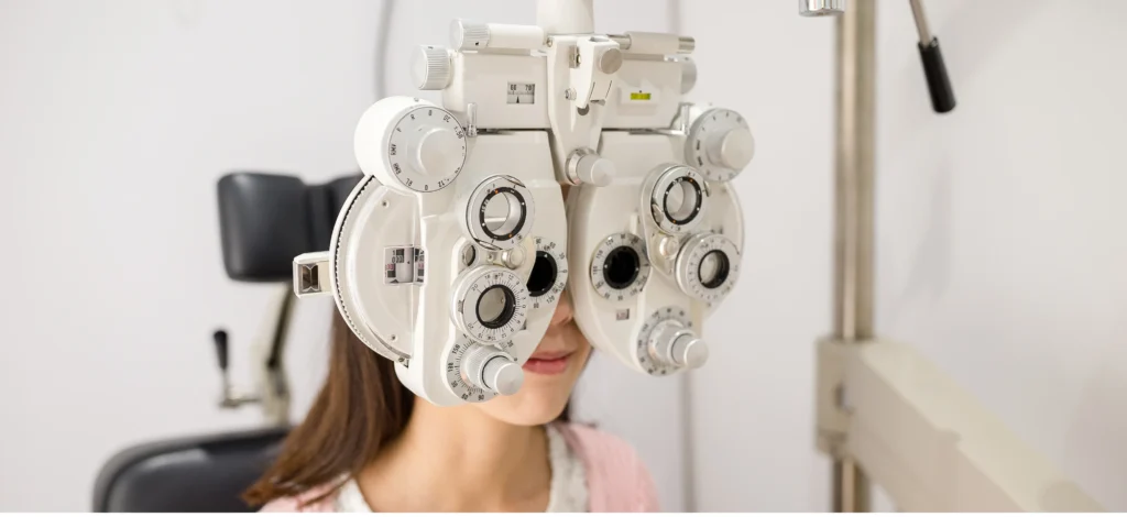 Comprehensive eye exam