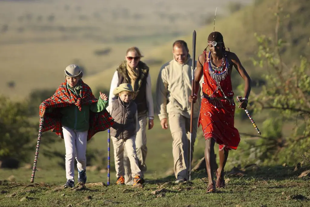 private, exclusive game hike in andBeyond Bateleur Camp