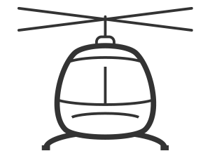icon of a helicopter
