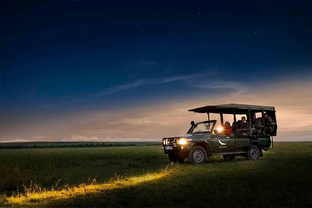 Star gazing at andBeyond Bateleur Camp in Masai Mara Reserve while on an exclusive luxury safari