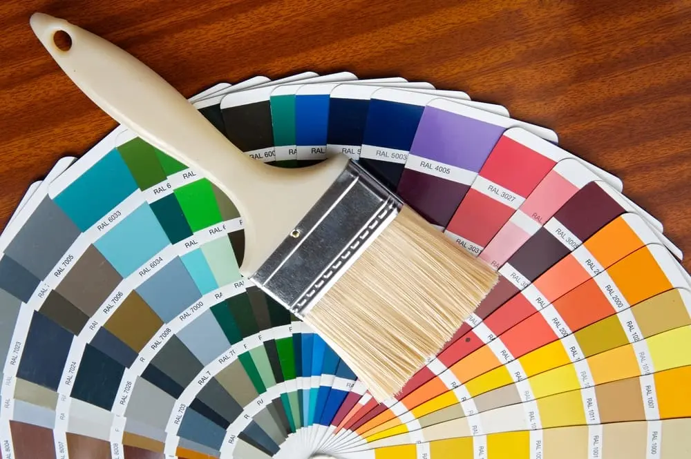Paintbrush with color palette