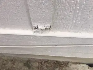 flaking paint