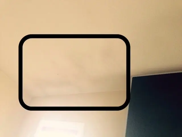 ghost ceiling black marks