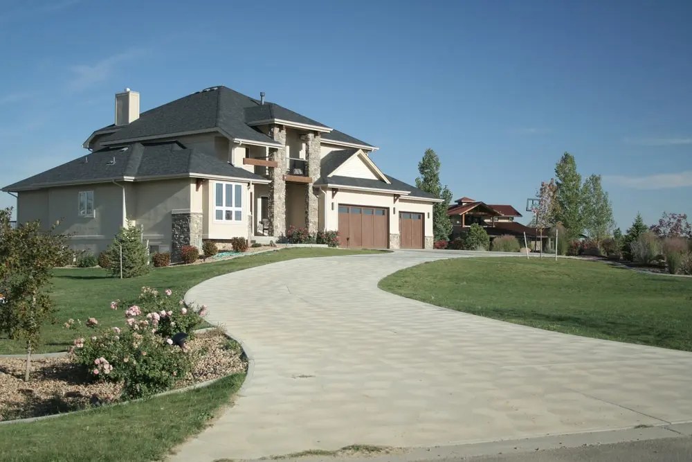 concrete driveway painting in Billings